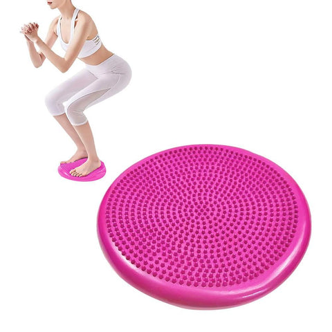 Yoga Training Mat Exercise Balance Stability Cushion Yoga Training Accessories -Purple