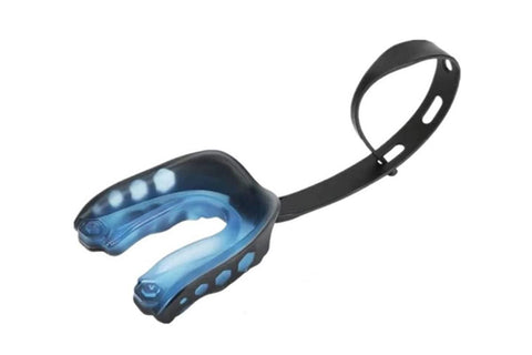 2Pcs Professional Sports Mouthguard Teeth with Strap EVA Sports Mouth Guards -Black
