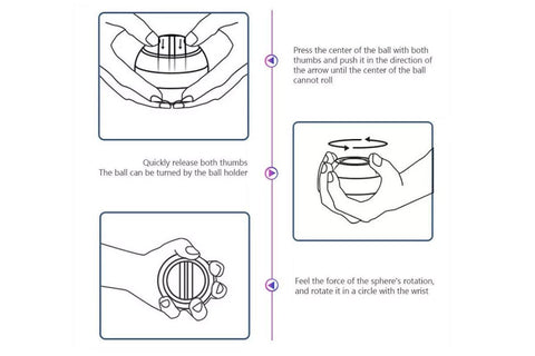 LED Wrist Ball Trainer Auto-Start Wrist Strengthener Gyroscopic Forearm Exerciser Gyro Ball for Strengthen Arms Muscles Wrist -Black