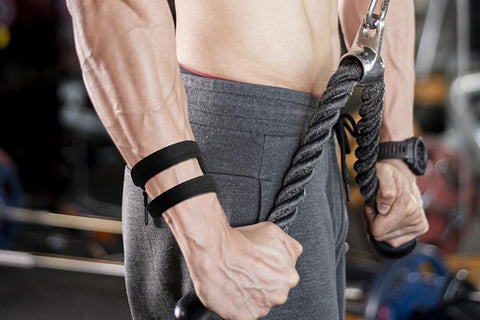 2PCS Ulnar Wrist Support Brace Adjustable for Sports Yoga Fitness - Black