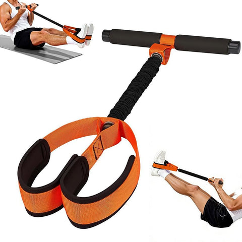 Pedal Resistance Band with Handle Home Exercise 55lbs