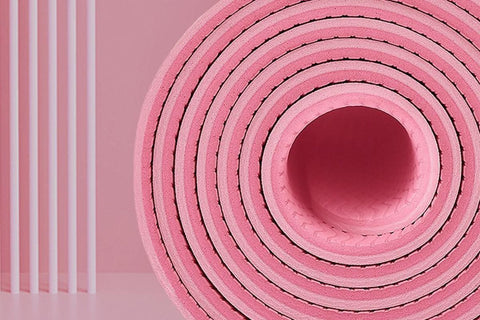 TPE Yoga Mat Exercise Fitness Sport Non Slip Workout Mat with Body Alignment Lines