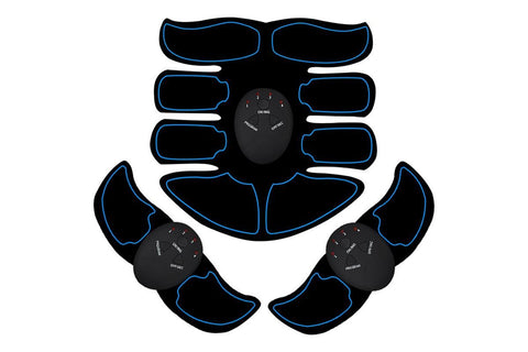3Pcs Muscle Training ABS Stimulator Stimulator -Blue