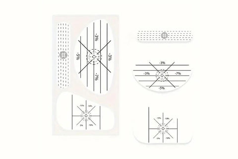 100Pcs Golf Impact Tape Set Club Impact Stickers for Woods Irons Putters