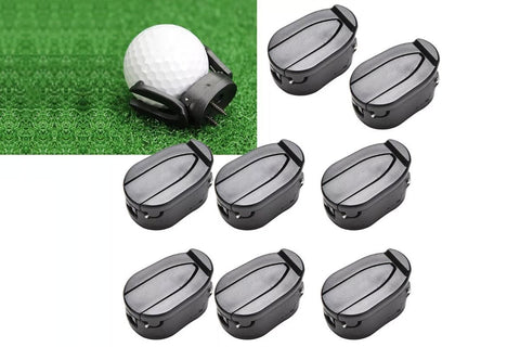 8Pcs Foldable Golf Ball Pick Up Claw Sucker Put On Putter Grip Golf Ball Pick Up Retriever Grabber Golf Accessories