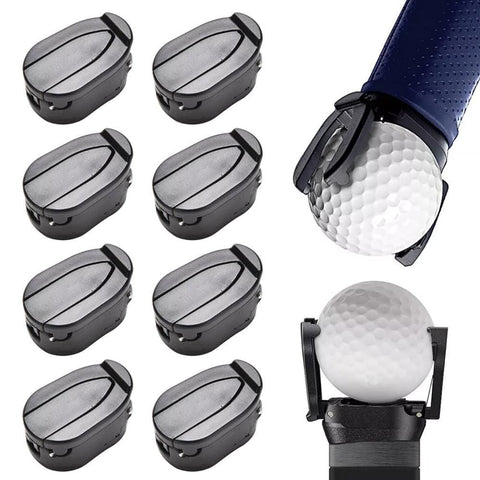 8Pcs Foldable Golf Ball Pick Up Claw Sucker Put On Putter Grip Golf Ball Pick Up Retriever Grabber Golf Accessories