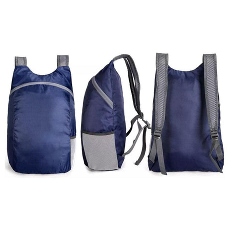 Ultralight Foldable Waterproof Backpack Camping Backpack Wear-resistant for Outdoor Activities Hiking Daypack, Packable Backpack for Travel -Blue