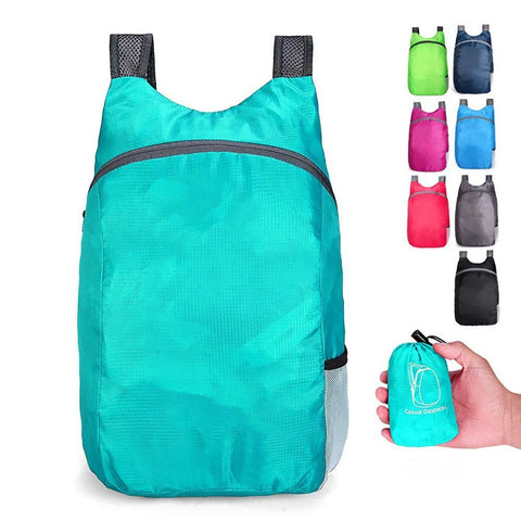 Ultralight Foldable Waterproof Backpack Camping Backpack Wear-resistant for Outdoor Activities Hiking Daypack, Packable Backpack for Travel -Red