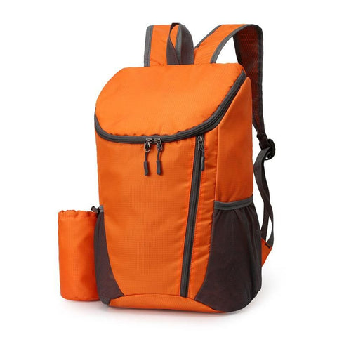 Sports Backpack Foldable Water Resistant Lightweight Bag for Camping Hiking Travel-Green