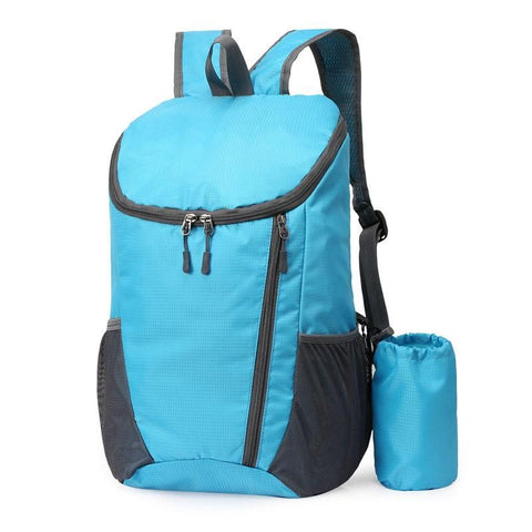 Sports Backpack Foldable Water Resistant Lightweight Bag for Camping Hiking Travel-Navy