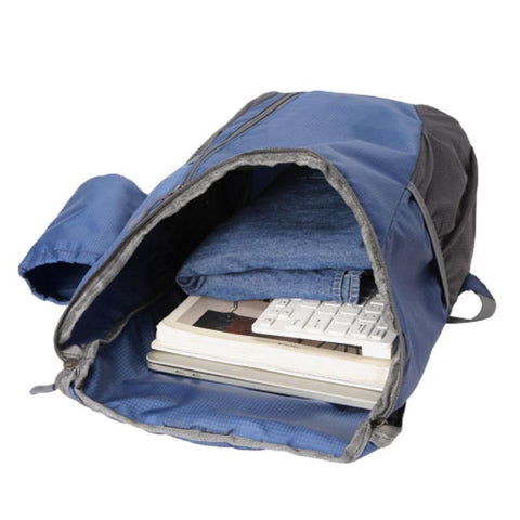 Sports Backpack Foldable Water Resistant Lightweight Bag for Camping Hiking Travel-Orange