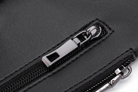 Outdoor Double Shoulder Armpit Bag with Multiple Pockets - Black
