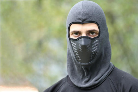 Motorcycle Mask Thermal Face Mask Balaclava Ski Mask -Grey