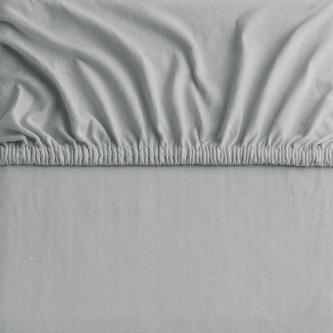 Hotel Quality Fitted sheets - 2 Piece Fitted sheets  -Breathable Bedding - Wrinkle, Fade, Stain Resistant- 26inch/40cm Deep Pocket Fitted Bed Sheet-Wrinkle and Fade Resistant,(Silver-gray,Single)