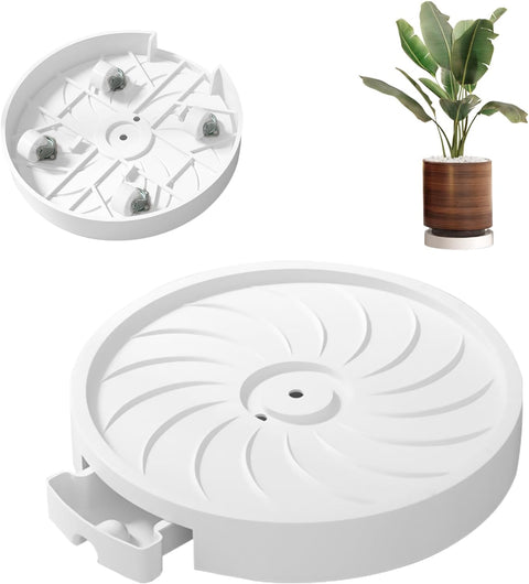 CARLA HOME 2-Pack Rolling Plant Stand with 360° Wheels for Indoor Pots (26 cm)
