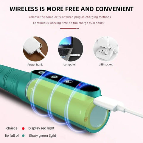Wireless Nail Drill Pen 35000RPM USB Rechargeable