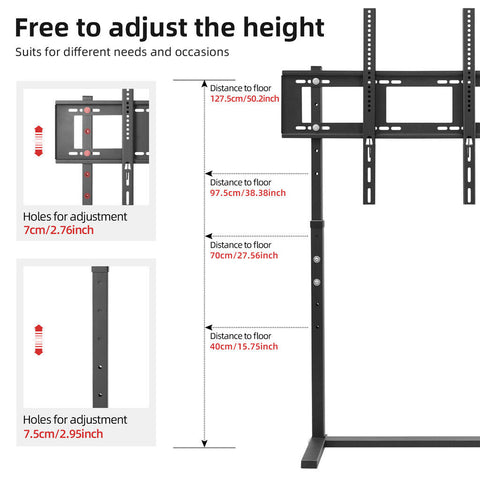 TV Stand Base Mount Bracket Swivel for 32-100 LED LCD