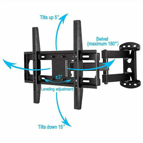 Full Motion TV Wall Mount Bracket 27-55 for Samsung TCL Hisense