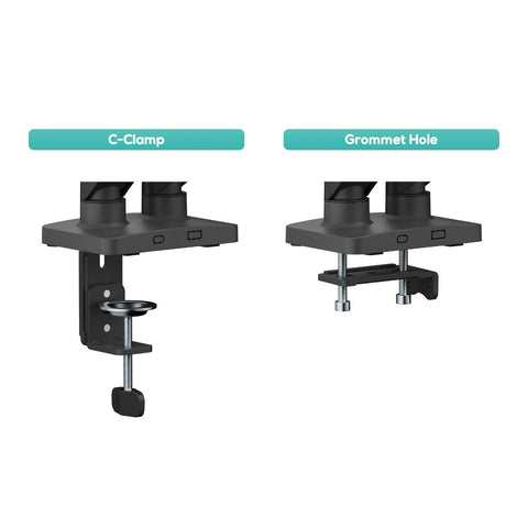 activiva Ergolife Dual-Screen Gas Spring Monitor Arm