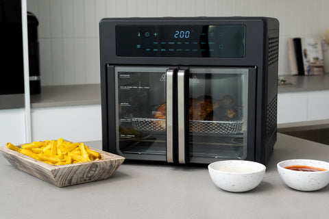25L Air Fryer Convection Oven with 360 Cooking & French Doors