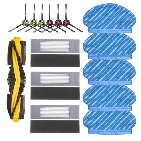 Filters Side Brushes Mop Cloths Accessories Kit For Ecovacs Deebot Ozmo 950 920
