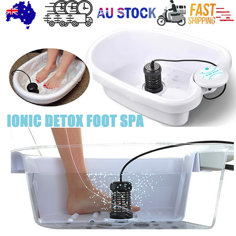 Ion Ionic Detox Foot Bath Spa Machine Tub Array Cell Cleanse for Health Tool Set