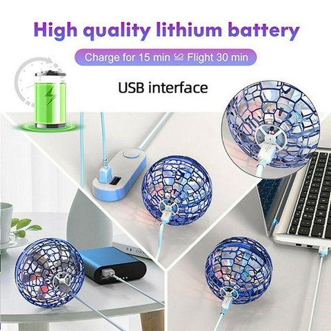 3pcs Flying Ball Mini Hand UFO Toys Drone Helicopter Hover Quadcopter Kids Toys Gifts