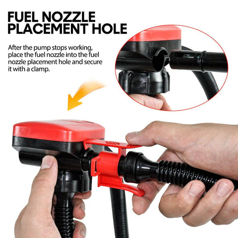 12V Portable Electric Oil Pump Handheld Diesel Pump Oil Fuel Water Transfer AU