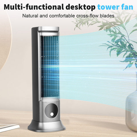 Air Conditioner Fans Portable Cooling Ace with 3 Speeds Tower Fan Quiet Desk