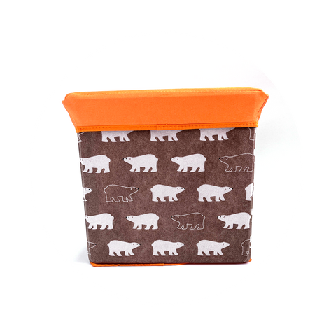 Folding Ottoman Storage Stool Cube Footstool Stool Blanket Box With Cover AU