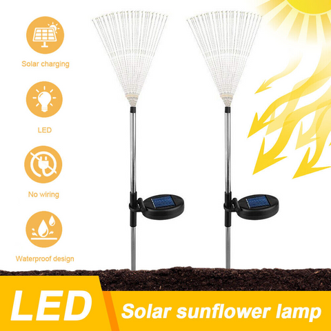 Warm White Fireworks 150 LED Fairy String Lights Starburst Solar Xmas Garden Night Lamp Hot NEW