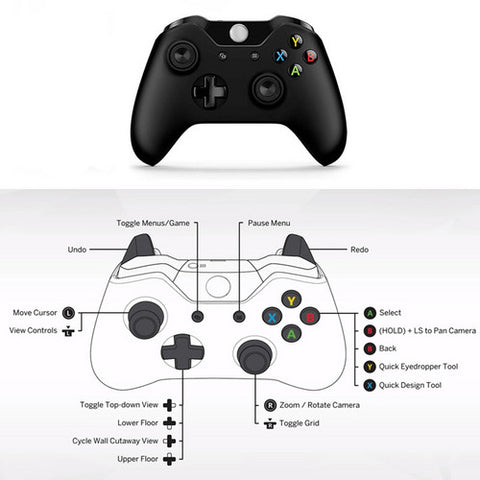 Bluetooth Wireless Game Gamepad Game Controller For Microsoft Xbox One Series PC