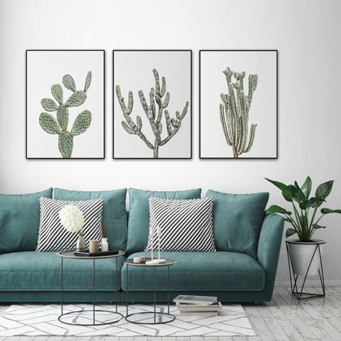 Wall Art 70cmx100cm Desert 3 Sets Black Frame Canvas
