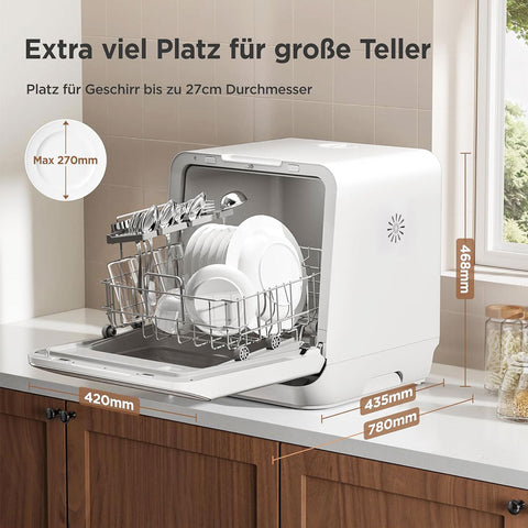 Midea 3rd Generation  Bench Top Mini Dishwasher