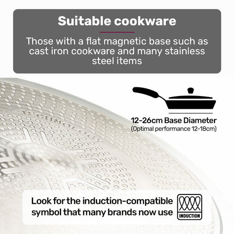 EUROCHEF Double Induction Cooktop, 9 Heat Levels, Fast Electric Portable Cooker, Touch Controls, Standard 10A Power Plug