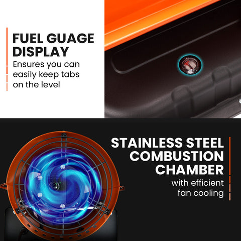 UNIMAC 50KW Portable Industrial Diesel Indirect Forced Air Space Heater