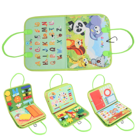 GOMINIMO Kids Busy Board Learning Toys (Green) GO-BB-100-BF