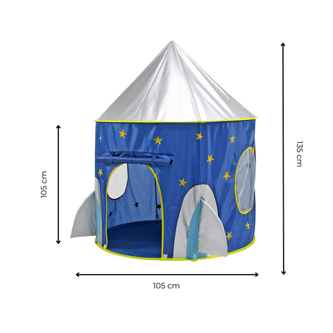 GOMINIMO 3 in 1 Sky Style Kids Play Tent with Carrying Bag (Blue and Yellow) GO-KT-100-LK