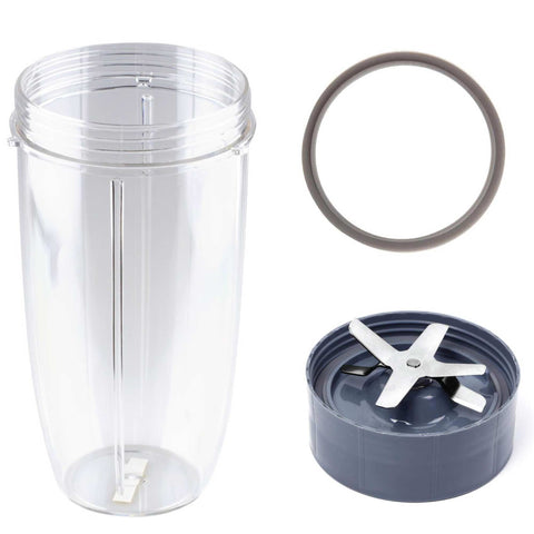 For Nutribullet Extractor Blade + Colossal Tall Cup + Grey Seal - 900 600 Models