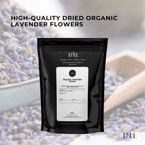 400g Organic Lavender Flower - Dried Fragrant Lavendula Angustifolia