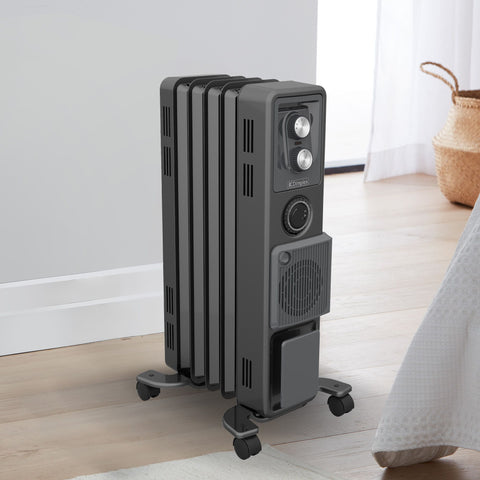 Dimplex Oil Free 1.5kW Column Heater w/ Turbo Fan and Timer in Black