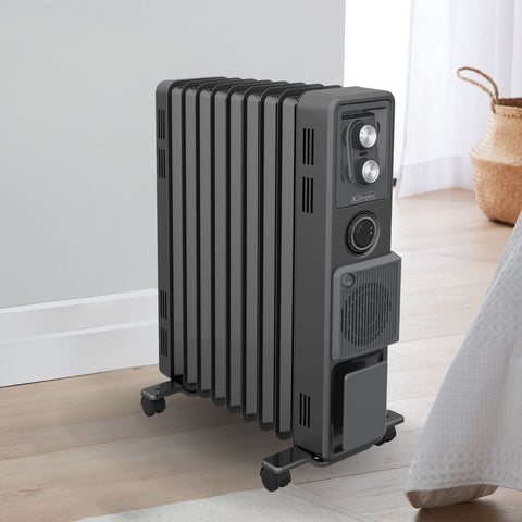 Dimplex Oil Free 2.4kW Column Heater w/ Turbo Fan and Timer in Black