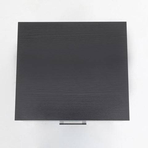 2X Bedside Table Side Storage Cabinet Nightstand Bedroom 1 Drawer 1 Shelf ELLA - BLACK