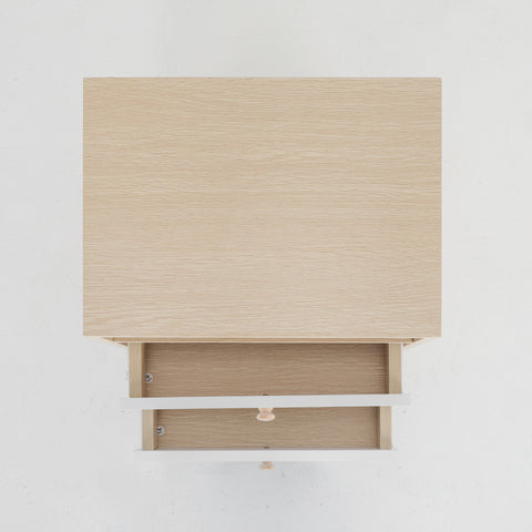 2X Bedside Table Side Storage Cabinet Nightstand Bedroom 2 Drawer ANYA OAK