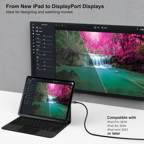 BENFEI 207GY-3F USB-C to DP 0.9m 8K@60Hz Thunderbolt 3