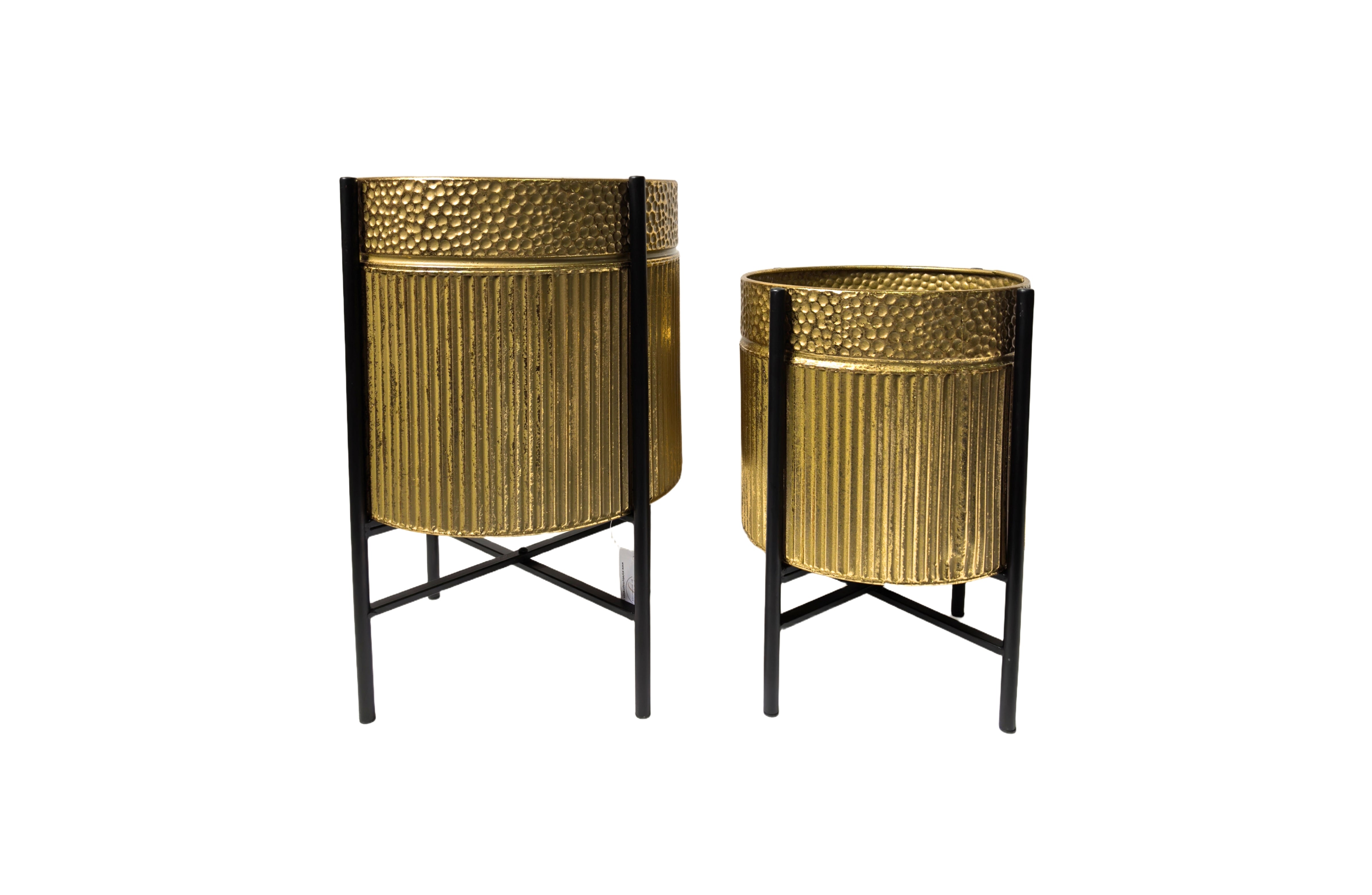 Rex Gold Planter - Gold - Set of 2 – Terrific Buys