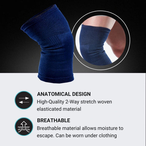 MX Health Standard Elasticated Knee Support - Large