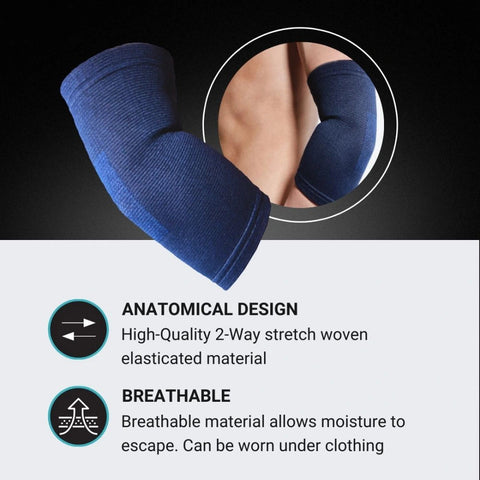 MX Health Standard Elasticated Elbow Support - Small