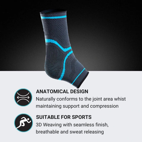 MX Health Premium Elasticated Ankle Support - Small