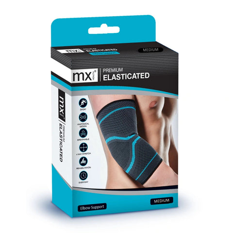 MX Health Premium Elasticated Elbow Support - Medium